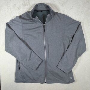 L.L. Bean Size Large Slightly Fitted Charcoal Gray Performance Sweater Jacket